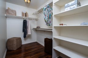 Walk in closet at Barrington Place, California, 91739
