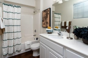Bathroom at Barrington Place, California