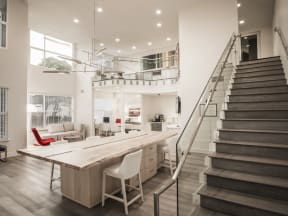 Leasing office at MODE, San Mateo, CA