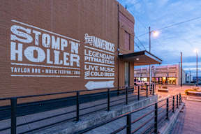 the building in which the hotel is located at Mihir Taylor, Taylor, TX
