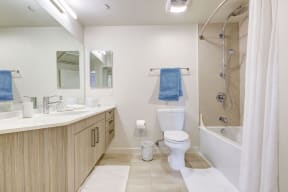 Full bath at MODE, San Mateo, 94403