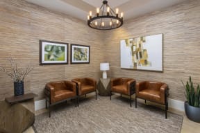 Indoor seating area