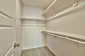 our apartments have a spacious walk in closet