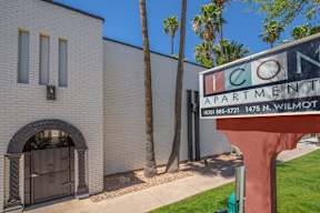 Front Entrance at Icon Apartments, Tucson, AZ 85712