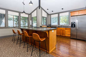 Copper Ridge Apartments in Renton, Washington Clubhouse Kitchen