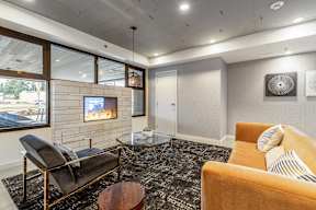 Geo Apartments Clubhouse Seating Area
