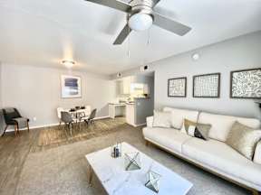 Living Room With Dining Area at Icon on Midvale, Tucson, AZ 85746