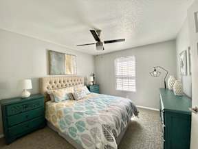Comfortable Bedroom at Icon on Midvale, Tucson Arizona