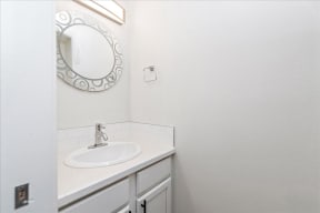 Bathroom area at River Walk Apartments, Idaho