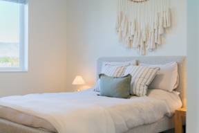 Comfortable Bedroom at Copestone Apartments, Garden City Idaho
