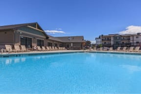 take a dip in our resort style pool at InterUrban Apartments, Billings