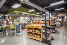 a view of the store from the inside of the building at Shiloh Commons, Billings, 59102