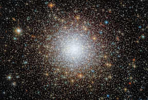 A bright, central star is surrounded by a multitude of smaller stars in this image.