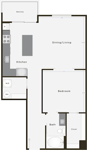 One Bedroom One Bathroom