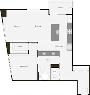 One Bedroom One Bathroom - Citrine
