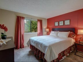 Chambers Creek Model Apartment Master Bedroom