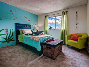 Chambers Creek Model Apartment Second Bedroom