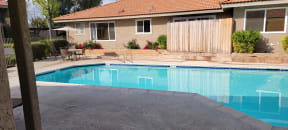 Swimming pool at Sierra Vista Apartment Homes in Lake Elsinore, California.