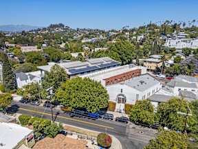 Aerial view of Hoover Apartments.center