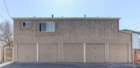 Garages at Dubuque Apartments in Oceanside, CA.