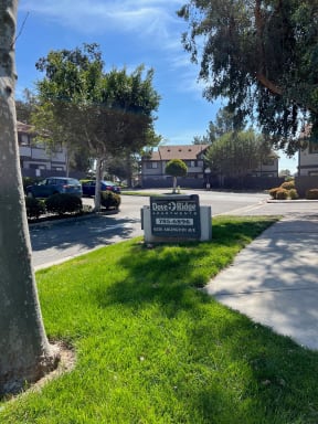 Front enterance at Dove Ridge Apartments.