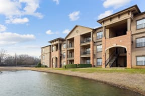our apartments are located next to a body of water