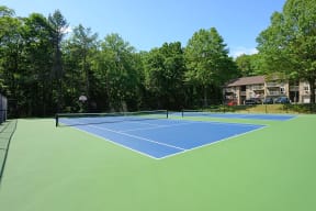 Tennis Court at Atlantic Pointe Apartments, New Jersey