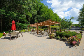 Outdoor Patio at Atlantic Pointe Apartments, New Jersey, 07716