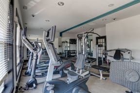 a gym with treadmills and other exercise equipment at Ellicott Grove, Ellicott City, MD