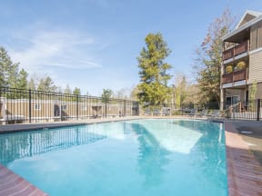 the swimming pool at our apartments