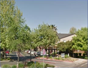 Chico Courtyards Street Entrance