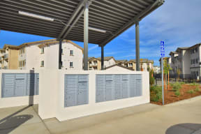 Senator Conness Apartments mail center