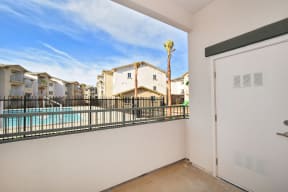 Senator Conness Apartments Balcony