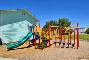 our playground is equipped with a variety of equipment for children to enjoy