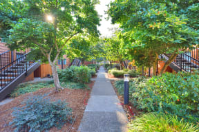 Fountain Park walkway