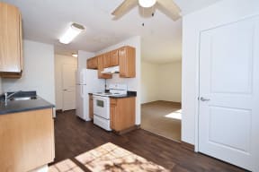 Crescent Ridge kitchen and living room