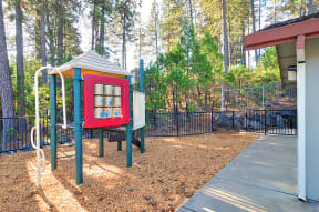 a playground at the hampton center apartments in hampton va