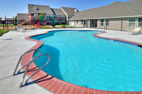 our apartments showcase a swimming pool