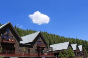 Truckee, view of rooflines downtown