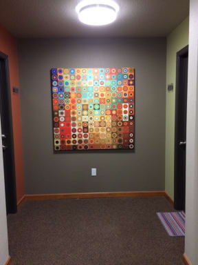 Sienna Lofts hallway painting
