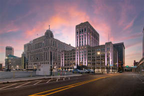 Beautiful building view at The Press/321, Detroit, MI, 48226