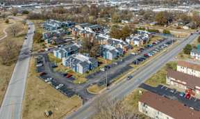 An aerial view of Campbell Reserve in Joplin, MO