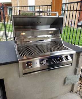 Campbell Reserve Outdoor Kitchen Resident Grill Joplin, MO.