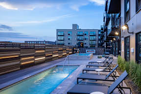 Outdoor pool & Year round spa