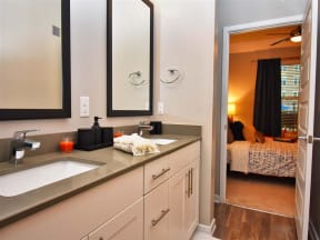 Spacious Pointe at Lake CrabTree Bedrooms With En Suite Bathrooms in Morrisville, NC Apartments