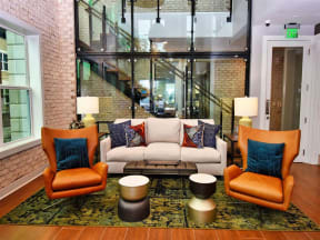Classic Pointe at Lake CrabTree Living Room Design in North Carolina Apartments