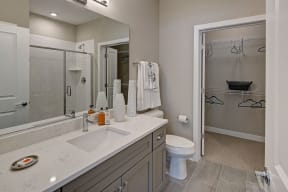 Spacious Bathrooms at Marq on Main, Illinois