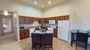 kitchen, kitchen island
