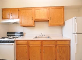 Well-Designed Kitchens with Full Complement of Appliances at Olde Salem Village, Falls Church, VA,22041