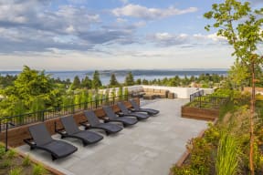 A view from the roof at Proctor Station